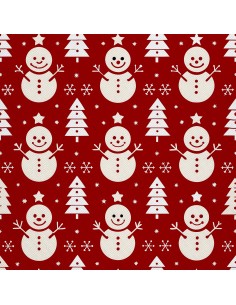 OUTDOOR DEKOSTOFFE OXFORD - Motiv Weihnachtsferien | DX1920