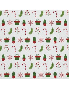 OUTDOOR DEKOSTOFFE OXFORD - Motiv Weihnachtsferien | DX1925