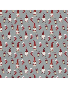 OUTDOOR DEKOSTOFFE OXFORD - Motiv Weihnachtsferien | DX1926