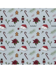OUTDOOR DEKOSTOFFE OXFORD - Motiv Weihnachtsferien | DX1933
