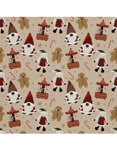 OUTDOOR DEKOSTOFFE OXFORD - Motiv Weihnachtsferien | DX1937