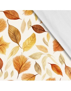 Softshell Stoff Polyester Zum Nähen- Motiv Blätter I SDX2670