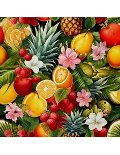 OUTDOOR DEKOSTOFFE OXFORD - Motiv Obst | DX6109