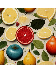 OUTDOOR DEKOSTOFFE OXFORD - Motiv Obst | DX6171