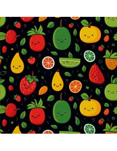 OUTDOOR DEKOSTOFFE OXFORD - Motiv Obst | DX6638