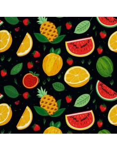 OUTDOOR DEKOSTOFFE OXFORD - Motiv Obst | DX6647