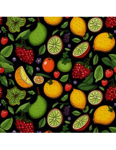 OUTDOOR DEKOSTOFFE OXFORD - Motiv Obst | DX6779