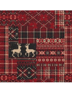 OUTDOOR DEKOSTOFFE OXFORD - Motiv Thema Weihnachten I DX696