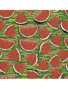 OUTDOOR DEKOSTOFFE OXFORD - Motiv Wassermelone I DX739
