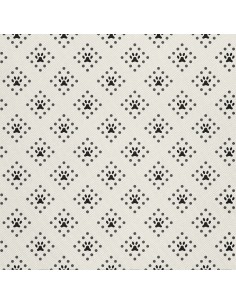 OUTDOOR DEKOSTOFFE OXFORD - Motiv Hundepfoten 2 I DX008-2