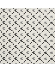 OUTDOOR DEKOSTOFFE OXFORD - Motiv Hundepfoten 3 I DX009-3