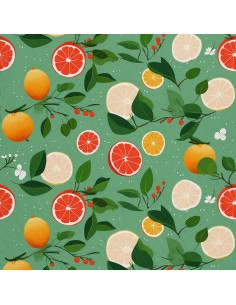 OUTDOOR DEKOSTOFFE OXFORD - Motiv Obst | DX6500