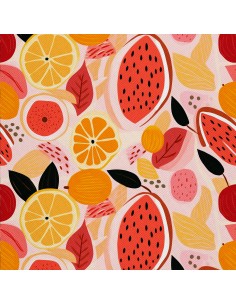 OUTDOOR DEKOSTOFFE OXFORD - Motiv Obst | DX6955