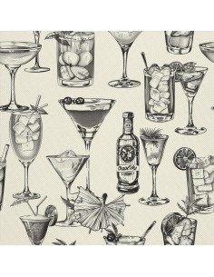 OUTDOOR DEKOSTOFFE OXFORD - Motiv Cocktail | DX8301