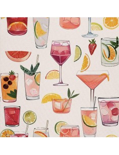 OUTDOOR DEKOSTOFFE OXFORD - Motiv Cocktail | DX8304