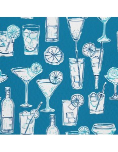 OUTDOOR DEKOSTOFFE OXFORD - Motiv Cocktail | DX8312