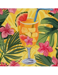 OUTDOOR DEKOSTOFFE OXFORD - Motiv Cocktail | DX8313