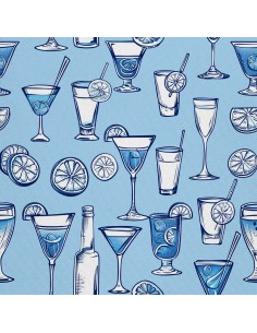 OUTDOOR DEKOSTOFFE OXFORD - Motiv Cocktail | DX8320