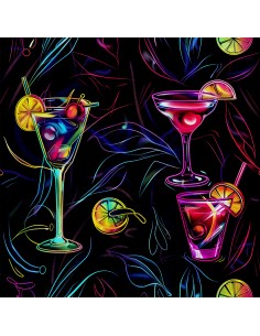 OUTDOOR DEKOSTOFFE OXFORD - Motiv Cocktail | DX8326