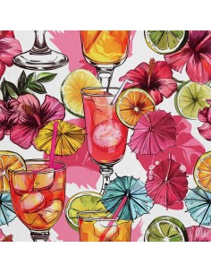 OUTDOOR DEKOSTOFFE OXFORD - Motiv Cocktail | DX8331