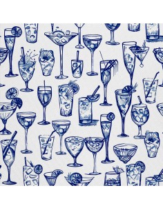 OUTDOOR DEKOSTOFFE OXFORD - Motiv Cocktail | DX8334