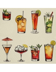 OUTDOOR DEKOSTOFFE OXFORD - Motiv Cocktail | DX8335