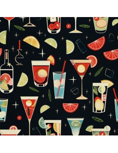 OUTDOOR DEKOSTOFFE OXFORD - Motiv Cocktail | DX8336