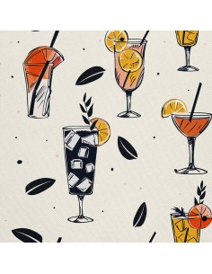 OUTDOOR DEKOSTOFFE OXFORD - Motiv Cocktail | DX8342