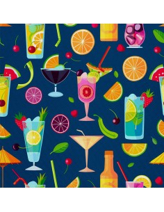 OUTDOOR DEKOSTOFFE OXFORD - Motiv Cocktail | DX8343