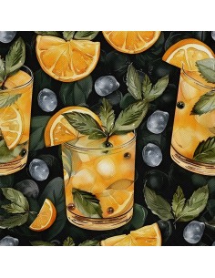 OUTDOOR DEKOSTOFFE OXFORD - Motiv Cocktail | DX8348
