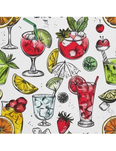 OUTDOOR DEKOSTOFFE OXFORD - Motiv Cocktail | DX8362