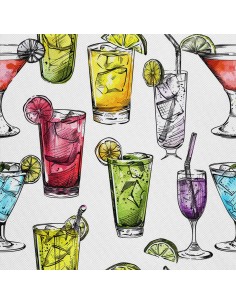 OUTDOOR DEKOSTOFFE OXFORD - Motiv Cocktail | DX8367