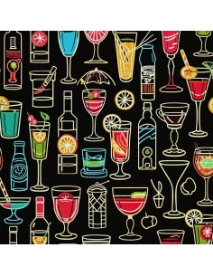 OUTDOOR DEKOSTOFFE OXFORD - Motiv Cocktail | DX8368