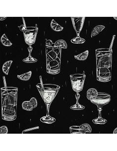 OUTDOOR DEKOSTOFFE OXFORD - Motiv Cocktail | DX8372