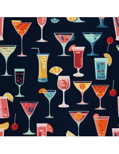 OUTDOOR DEKOSTOFFE OXFORD - Motiv Cocktail | DX8373