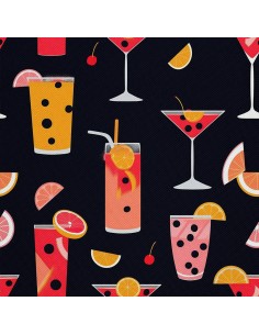 OUTDOOR DEKOSTOFFE OXFORD - Motiv Cocktail | DX8374