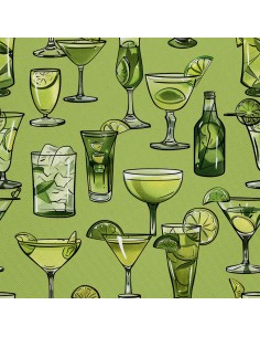OUTDOOR DEKOSTOFFE OXFORD - Motiv Cocktail | DX8380