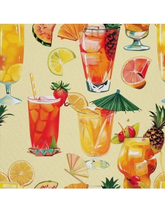 OUTDOOR DEKOSTOFFE OXFORD - Motiv Cocktail | DX8383