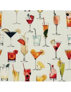 OUTDOOR DEKOSTOFFE OXFORD - Motiv Cocktail | DX8386