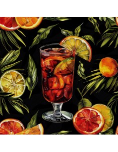 OUTDOOR DEKOSTOFFE OXFORD - Motiv Cocktail | DX8390