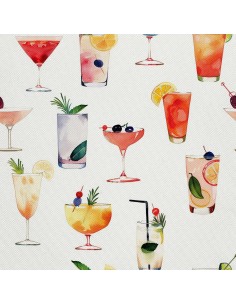 OUTDOOR DEKOSTOFFE OXFORD - Motiv Cocktail | DX8393