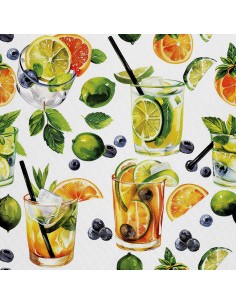 OUTDOOR DEKOSTOFFE OXFORD - Motiv Cocktail | DX8399