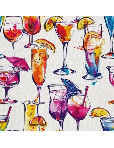 OUTDOOR DEKOSTOFFE OXFORD - Motiv Cocktail | DX8403
