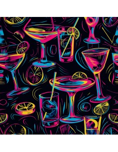 OUTDOOR DEKOSTOFFE OXFORD - Motiv Cocktail | DX8409