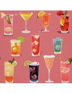 OUTDOOR DEKOSTOFFE OXFORD - Motiv Cocktail | DX8410