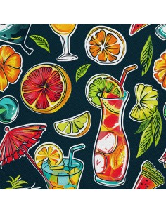OUTDOOR DEKOSTOFFE OXFORD - Motiv Cocktail | DX8412