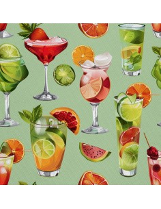 OUTDOOR DEKOSTOFFE OXFORD - Motiv Cocktail | DX8421