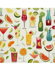 OUTDOOR DEKOSTOFFE OXFORD - Motiv Cocktail | DX8425