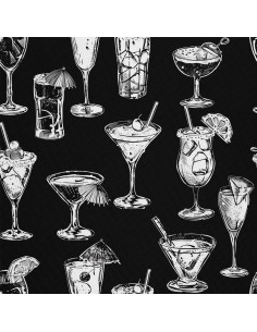 OUTDOOR DEKOSTOFFE OXFORD - Motiv Cocktail | DX8426