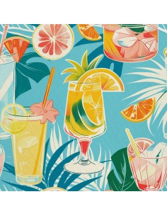 OUTDOOR DEKOSTOFFE OXFORD - Motiv Cocktail | DX8428